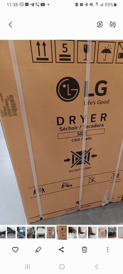 LG GAS DRYER... NEW