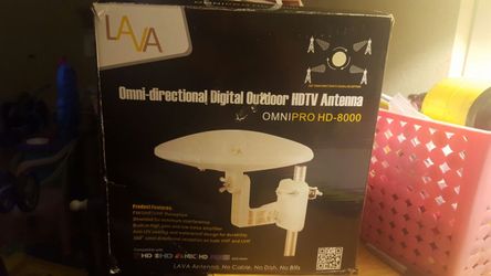 omni directional digital outdoor hdtv antenna omnipro hd 8000 new retail $80 asking $60