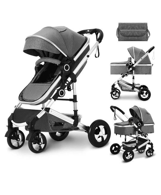 2 In 1 Convertible Stroller For Infant To Toddler