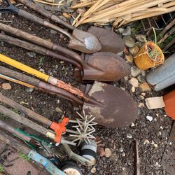 Garden Tools From$5 To $10 Each.