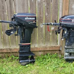 2 Evinrude Outboards