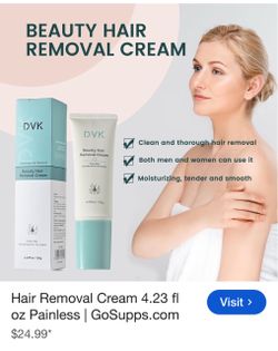 DVK Beauty Hair Removal Cream 4.23 oz