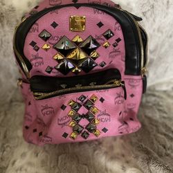 MCM Pink Backpack