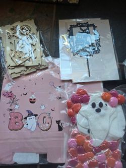 Cute ghost Halloween decorations
