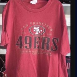 LEE SPORT Vintage 1990's San Francisco 49ers T-Shirt SIZE XL EUC