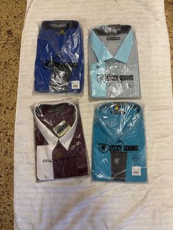 Four Stacy Adams 22” Dress Shirts