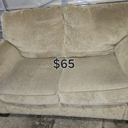 Tan Couch Very Comfy