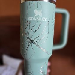 Monstera Engraved Stanley Tumbler