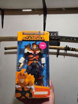 Lot of 2 figure McFarlane My Hero Academia 5" Action Figure Lot - Mirio Togata & Endeavor (New Sealed)