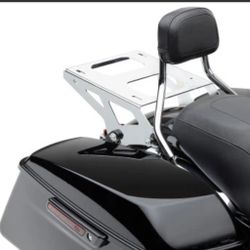 2014-2021 Harley Davidson two up  tour pack mount (chrome)