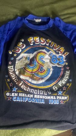 US festival 1983. T shirt. Single stitch
