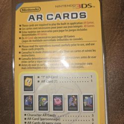 sealed pack of Nintendo 3DS AR Cards