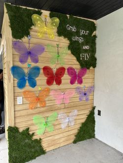 Butterfly Birthday Sign