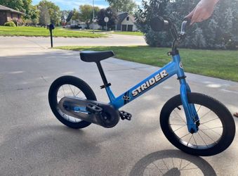 Strider 14x Kids Balance Bike Blue