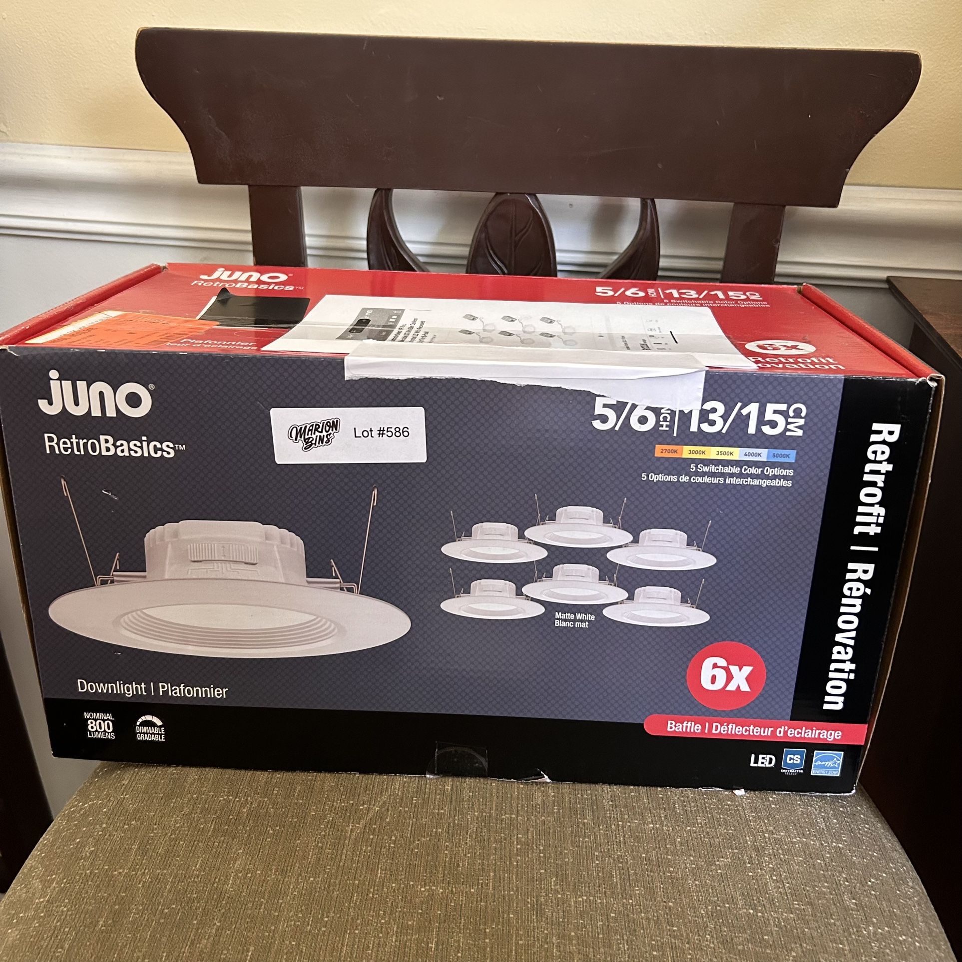 Juno Retrobasics Downlight 6-pack