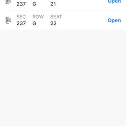 2 Angles Vs Giants Baseball Tickets 4/20
