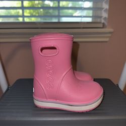 Toddler Girl Croc Rain boots