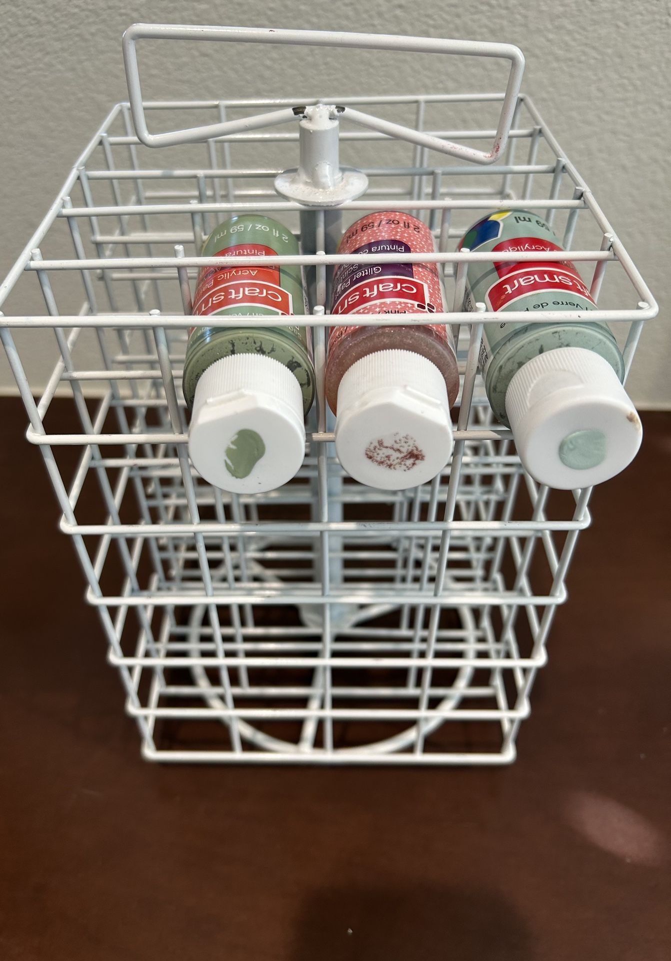 spinner paint storage (holds up to 48 2fl oz paint bottles)
