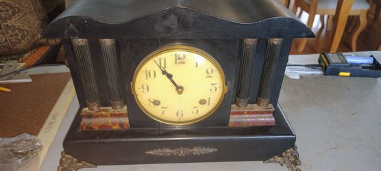 Antique Waterbury Mantel Clock – 1910s – Working & Chiming
