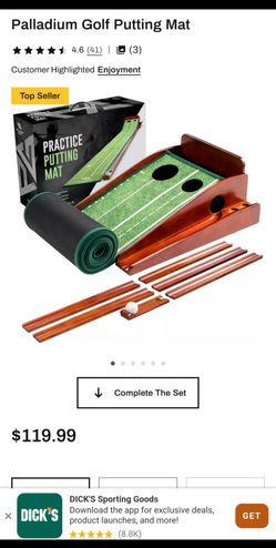 Palladium Golf Practice Putting Mat