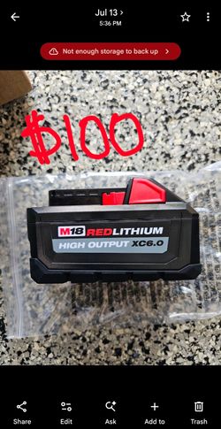 Milwaukee m18 6.0 new