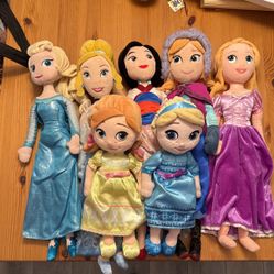 Disney Princess Dolls 20 Inch and Baby Anna/ Elsa