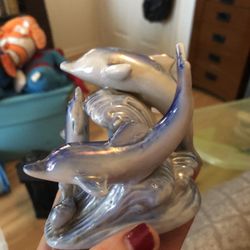 Beautiful Glass Dolphin Figurines!