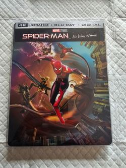 4K BLURAY SPIDERMAN NO WAY HOME STEELBOOK + FAR FROM HOME + HOMECOMING