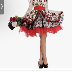 Disfraz  De Novia Catrina Talla Xl 