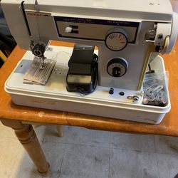 Morse E-388 Portable Sewing Machine Vintage 