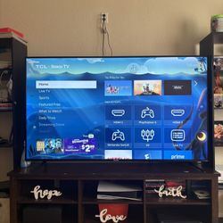 75 Inch Roku TCL Smart tv 
