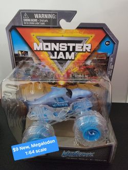$9, New Megalodon Monster Jam, 1:64 Scale