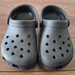 Crocs Black Clog Sz C8 Toddler