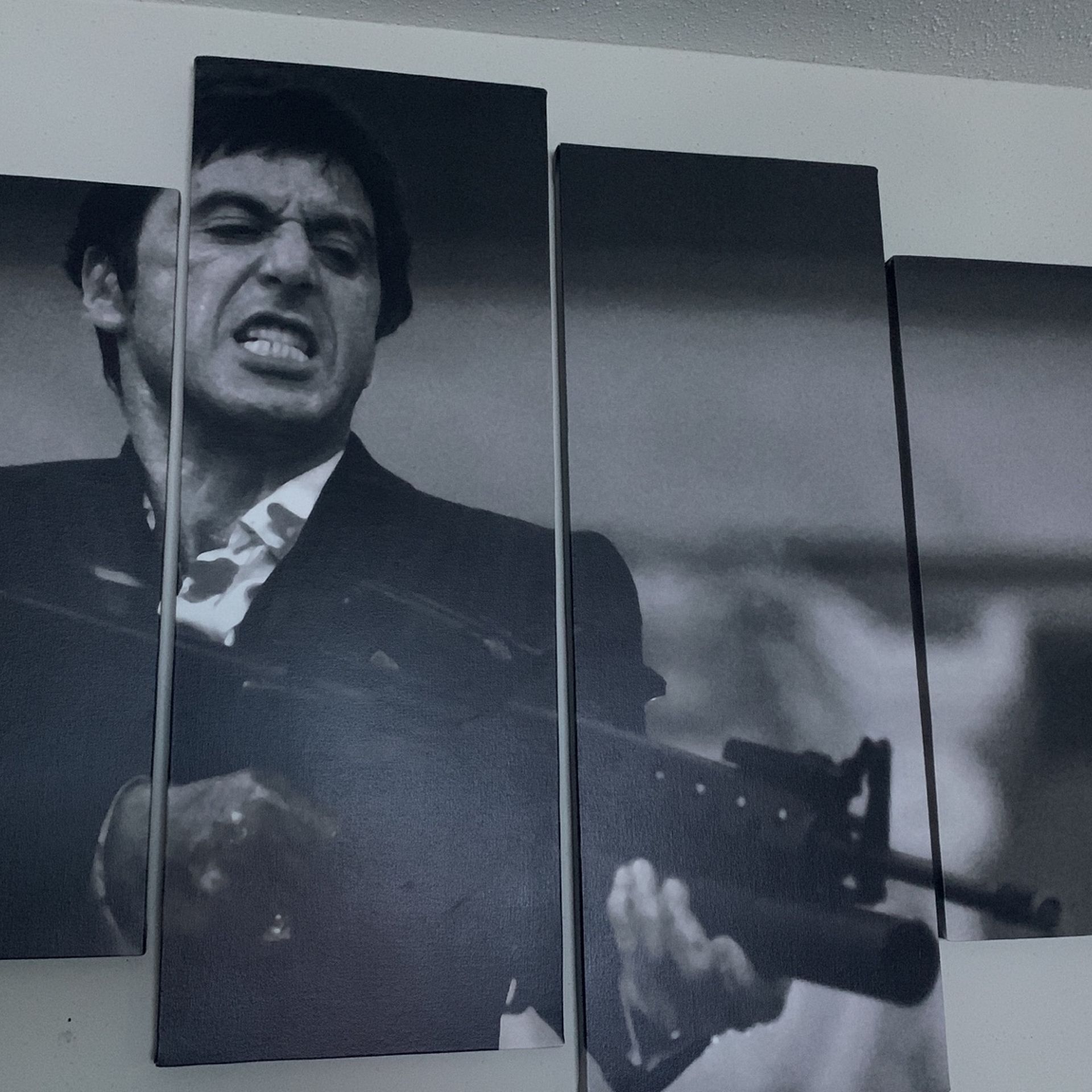 Scarface ‘Tony Montana’ 4 Piece Wall Art
