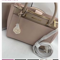  Michael Kors Gibson Large Satchel Soft Pink