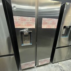 Samsung Side By Side Refrigerator In Stainless