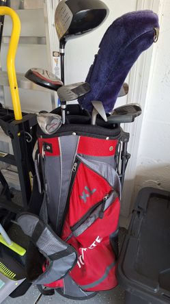 Full Golf Club Set w/ Bag – Great Starter Set (Driver, Irons, Hybrid)