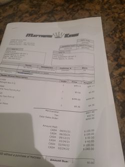 Brand New King Mattress Cost $650