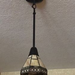 REDECORATING SALE Home Lighting CLASSIC Tiffany-Style STAINED GLASS PENDANT