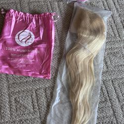 100 % Real 30” Blonde Wig 