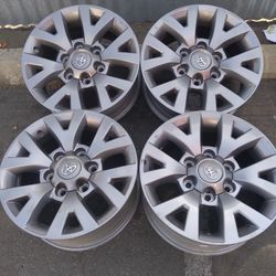 Juego De Rines Para Trocas Toyota Tacomas 4rruner Secoya Tundra Nissan Frontier Medida 16