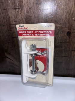 Field Guardian Wood Post 2-Inch Polytape Corner and Tensioner