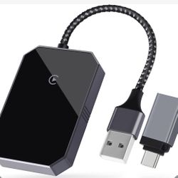 Wireless CarPlay Adapter, Upgraded Plug And Play Carplay Wireless Adapter Box For Factory Wired CarPlay, Auto Pairing Wireless Carplay Dongle, Compati