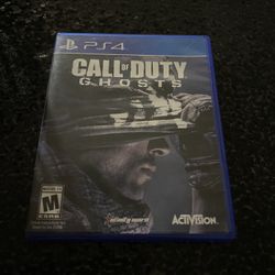 Call Of Duty Ghosts PS4