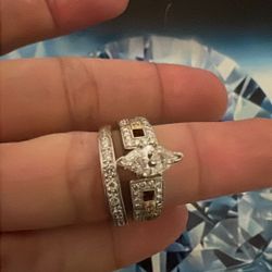 1CT  Diamond Ring Platinum Set