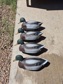 Mallard Duck Decoys Set of 4