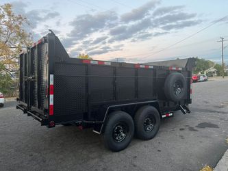 BRAND NEW 8.5X14X3 DUMP TRAILER FOR SALE 