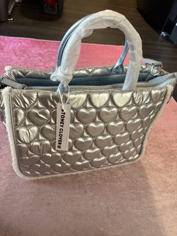Stoney Clover Lane Heart Quilted Handbag . Limited Edition Includes Dustbag