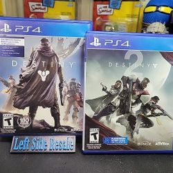 (PS4) Destiny and Destiny 2 Game Lot (Sony PlayStation 4) Tested & Working |