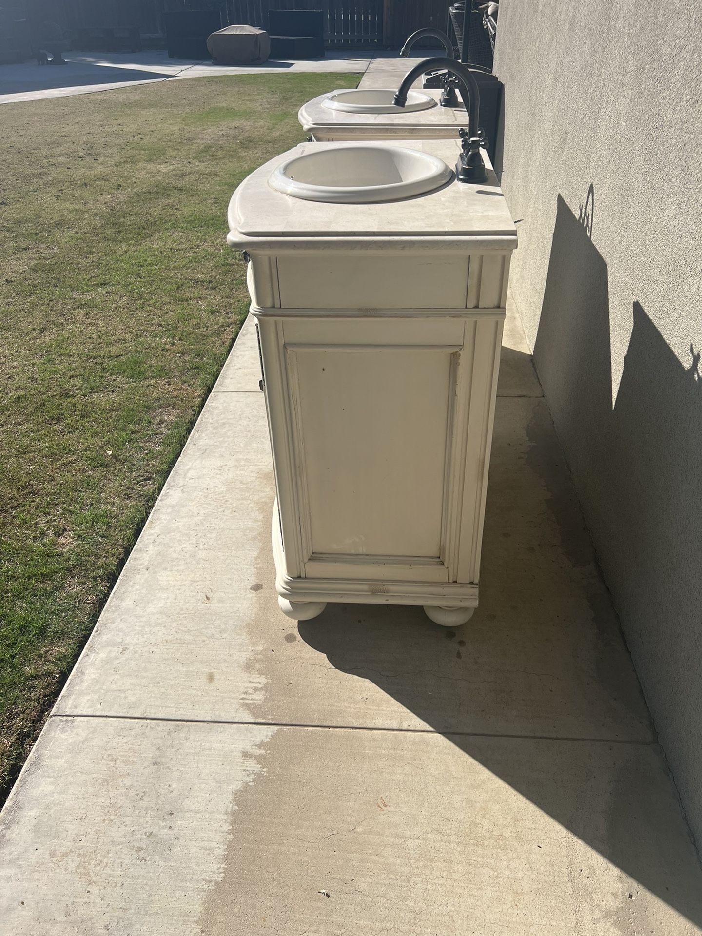 Bathroom Vanities With Mable Countertops (2) for Sale in Bakersfield, CA OfferUp